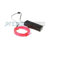 EL Wire-Red 3.25m With Pocket Inverter